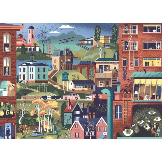 Puzzle Heye Hitchcock-Filme 1000 Teile