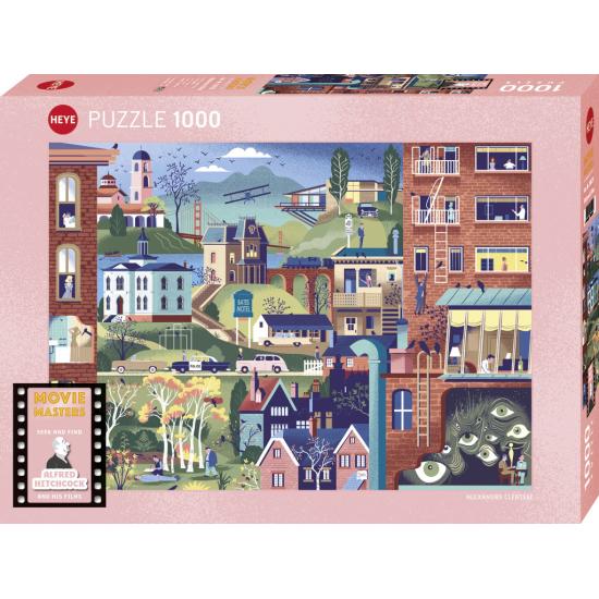 Puzzle Heye Hitchcock-Filme 1000 Teile