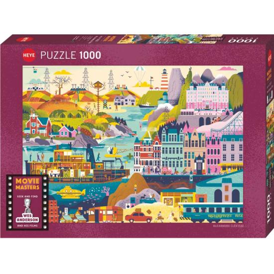 Puzzle Heye Wes Anderson Filme 1000 Teile