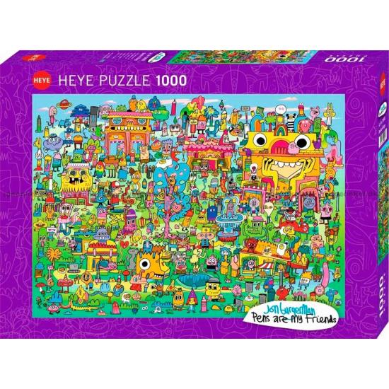 Heye Pens Are My Friends 1000-teiliges Puzzle
