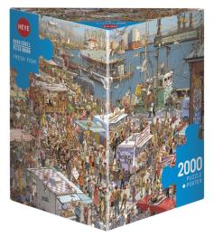 Puzzle Heye Fresh Fish Dreieckige Box mit 2000 Teilen