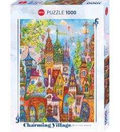Heye Charming Village Puzzle, Rote Bögen, 1000 Teile
