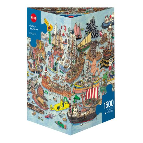 Heye Regata Puzzle, 1500-teilige Dreiecksbox
