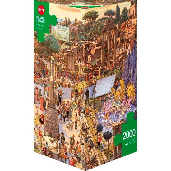 Heye Fashion Session Puzzle, 2000-teilige Dreiecksbox Heye Fashion Session Puzzle, 2000-teilige Dreiecksbox