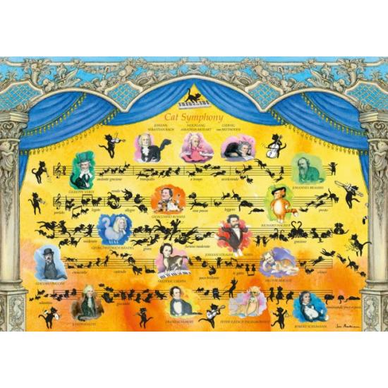 Puzzle Heye Symphony of Cats 2000 Teile
