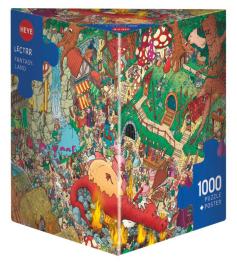 Puzzle Heye Fantasy Land Dreieckige Box mit 1000 Teilen