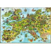 Heye United Dragons of Europe 4000-teiliges Puzzle