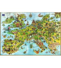 Heye United Dragons of Europe 4000-teiliges Puzzle