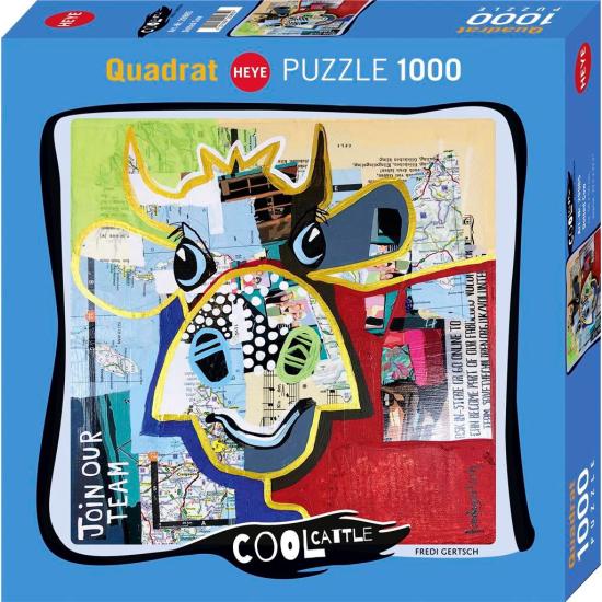 Heye Gefleckte Kuh-Puzzle 1000 Teile