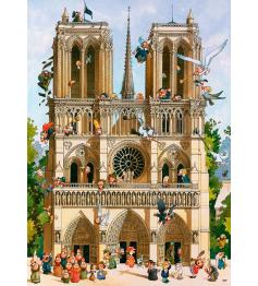 Puzzle Heye Viva Notre Dame! von 1000 Stück