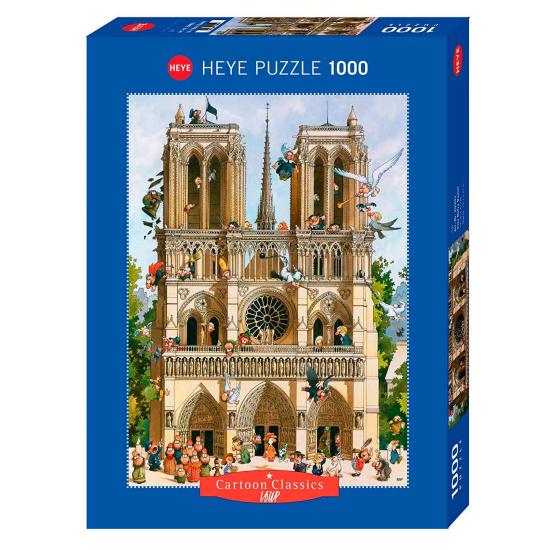 Puzzle Heye Viva Notre Dame! von 1000 Stück