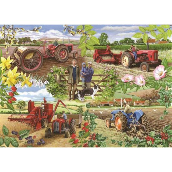 Puzzle House Of Puzzles Landwirtschaftsjahr 1000 Teile