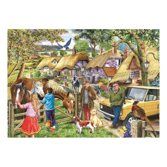 Puzzle House Of Puzzles Pferde & Hunde XXL 500 Teile