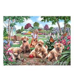 Puzzle House Of Puzzles Schlammige Welpen XXL 500 Teile
