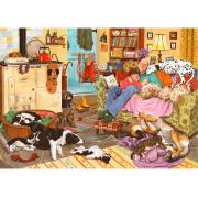 Puzzle House Of Puzzles Müde wie ein Hund 1000 Teile