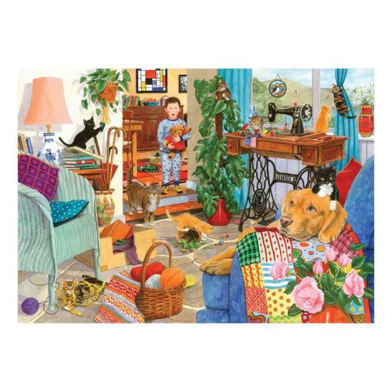 Puzzle House Of Puzzles Katzenchaos 1000 Teile