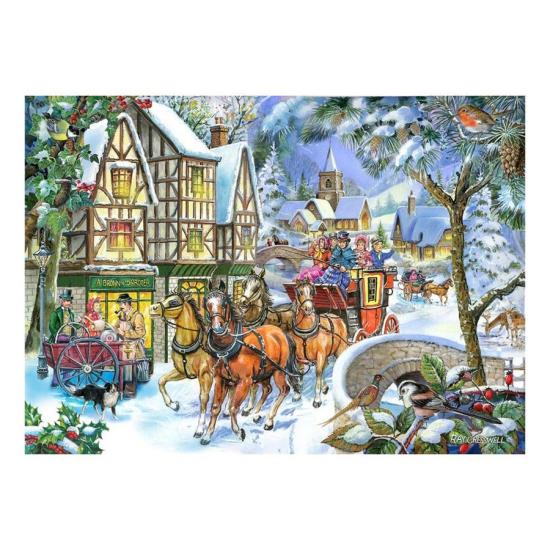 Puzzle House Of Puzzles Schneewagen XXL 500 Teile