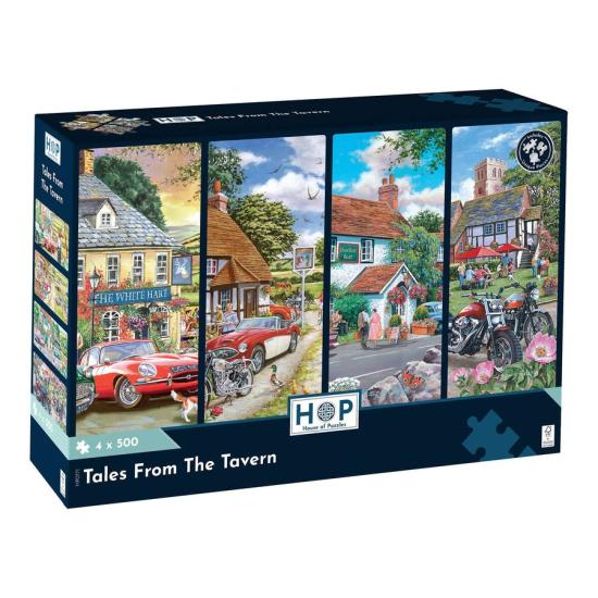 Puzzle House Of Puzzles Geschichten Aus Der Geschenkstadt 4 x 50