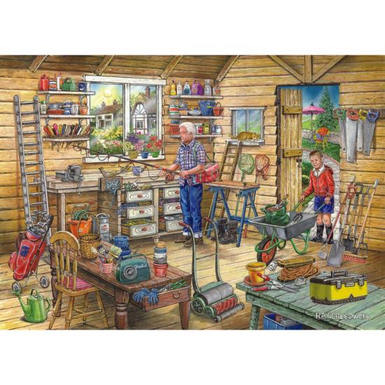 Puzzle House Of Puzzles Freds Schuppen 500 Teile