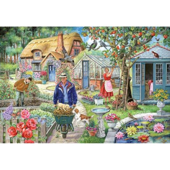 Puzzle House Of Puzzles Im Garten 1000 Teile