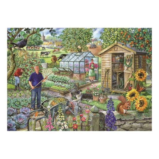 Puzzle House Of Puzzles Im Schrebergarten XXL 500 Teile