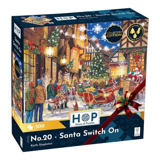 Puzzle House Of Puzzles Weihnachtsmann Einschalten 500 Teile