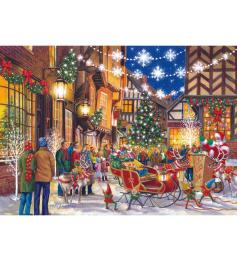 Puzzle House Of Puzzles Weihnachtsmann-Schalter XXL 500 Teile