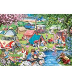 Puzzle House Of Puzzles Camping Perfect 1000 Teile