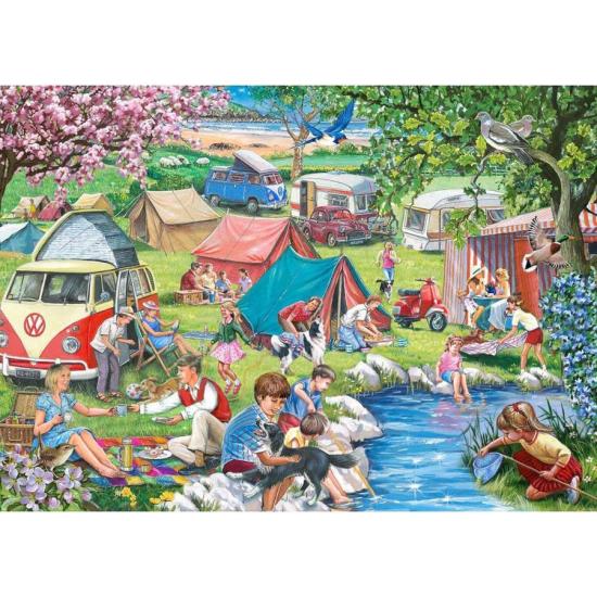 Puzzle House Of Puzzles Camping Perfect 1000 Teile