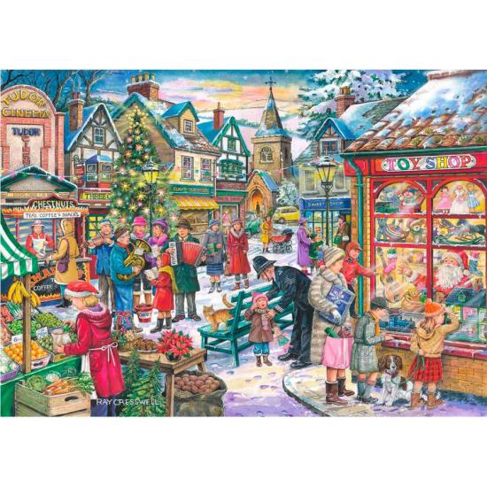 Puzzle House Of Puzzles Weihnachtsschaufenster XXL 500 Teile