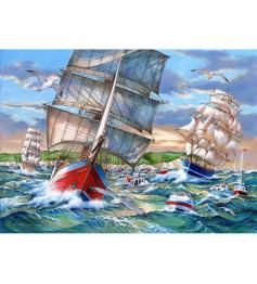 Puzzle House Of Puzzles Grandes Veleros 1000 Teile