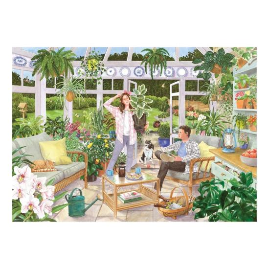 Puzzle House Of Puzzles Zimmerpflanzenparadies XXL 500 Teile