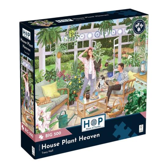 Puzzle House Of Puzzles Zimmerpflanzenparadies XXL 500 Teile