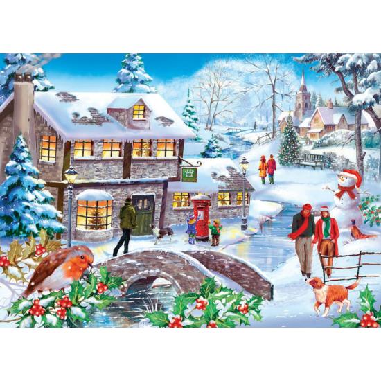 Puzzle House Of Puzzles Winterspaziergang XXL 500 Teile