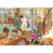 Puzzle House Of Puzzles Wollmützen & Gummistiefel 1000 Teile