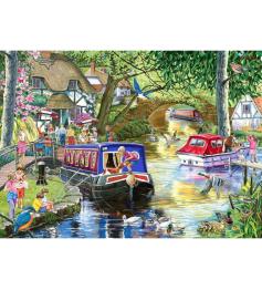 Puzzle House Of Puzzles Sommer am Fluss 1000 Teile