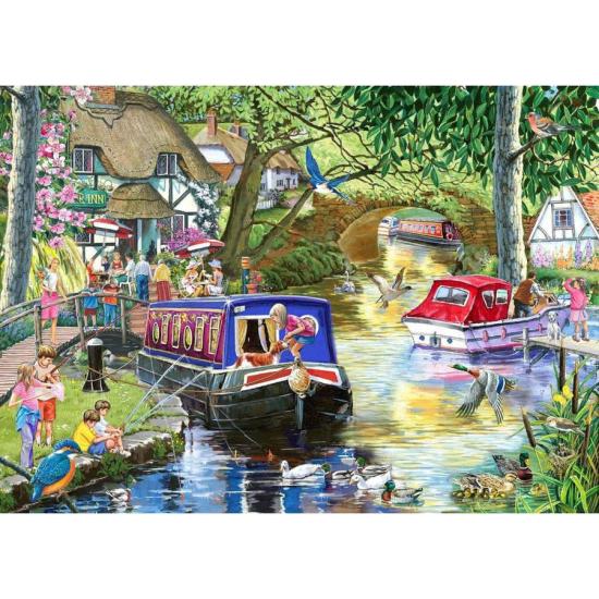 Puzzle House Of Puzzles Sommer am Fluss 1000 Teile