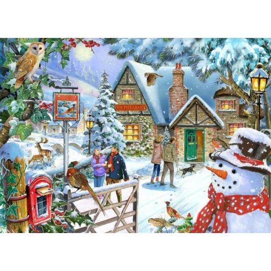 Puzzle House Of Puzzles Schneemannblick 1000 Teile