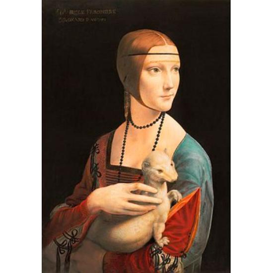 Puzzle Impressum Edizioni Die Dame mit dem Hermelin 1000 Teile