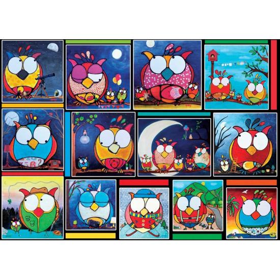 Puzzle Jacarou Jedem seine Eule 1000 Teile