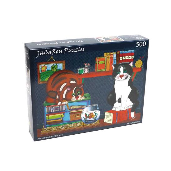 Jacarou Cat Love Puzzle 500 Teile