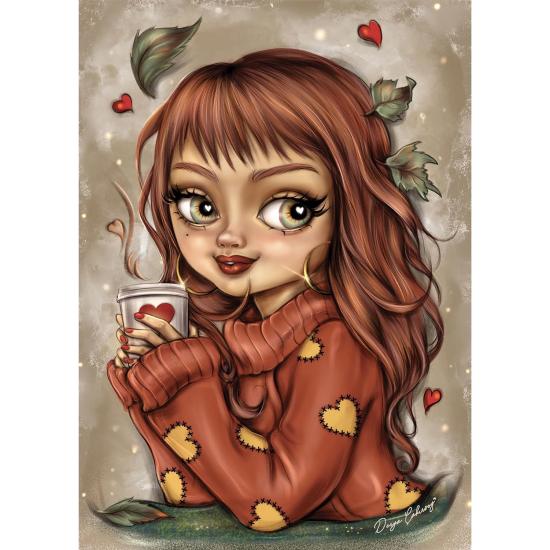 Jacarou Kaffee-Zimt-Puzzle 1000 Teile