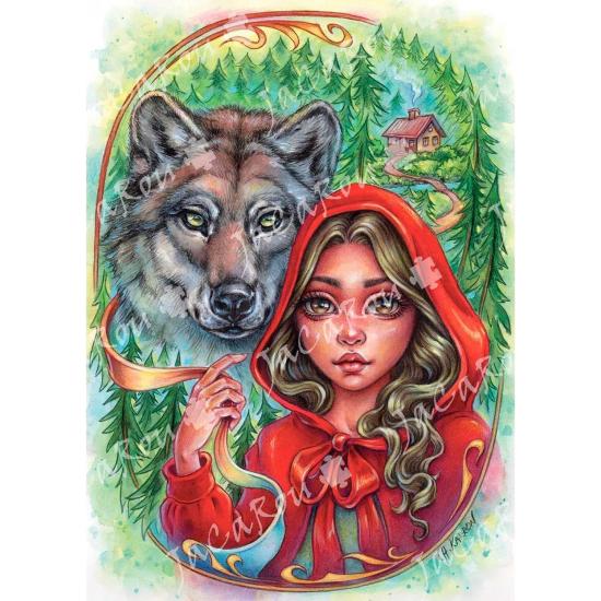 Jacarou Rotkäppchen-Puzzle 1000 Teile