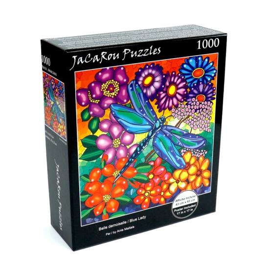Jacarou Lady Blue Puzzle 1000 Teile Jacarou Lady Blue Puzzle 1000 Teile