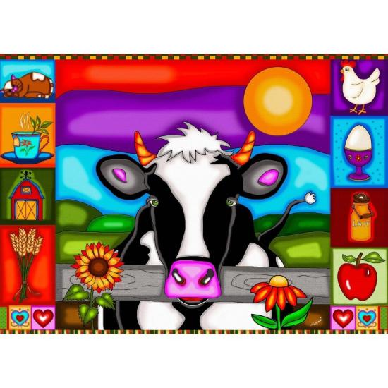 Jacarou Sunset Hill Farm Puzzle 1000 Teile Jacarou Sunset Hill Farm Puzzle 1000 Teile