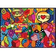 Jacarou Pop Art Inspiration 1000-teiliges Puzzle