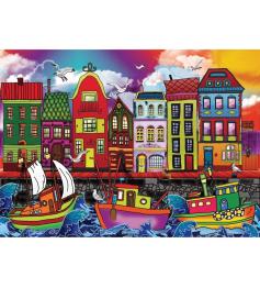 Jacarou Fischerhafen Puzzle 2000 Teile