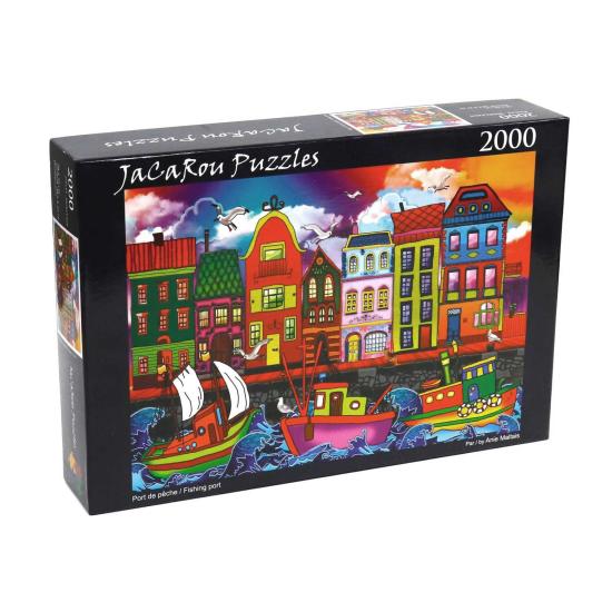Jacarou Fischerhafen Puzzle 2000 Teile