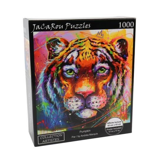 Jacarou Tigre Kürbispuzzle 1000 Teile Jacarou Tigre Kürbispuzzle 1000 Teile