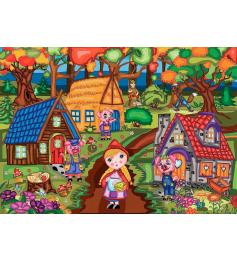 Jacarou Puzzle Drei freundliche Schweine 1000 Teile